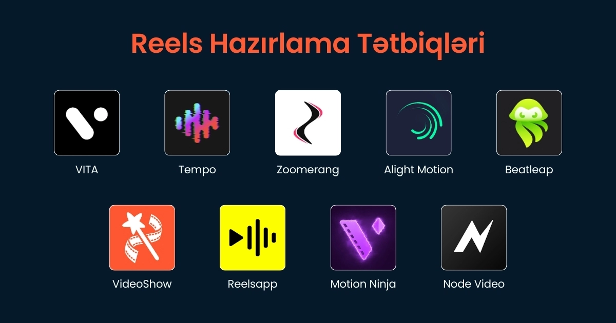 Reels Hazırlama Tətbiqləri