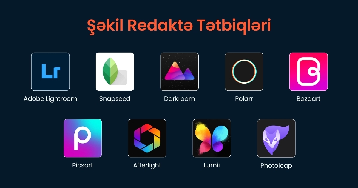 Şəkil Redaktə Tətbiqləri